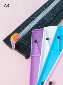 Cortador de papel pequeño: perfecto para proyectos de oficina, manualidades y bricolaje - Multicolor - Ver 9