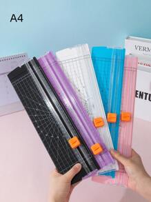 Cortador de papel pequeño: perfecto para proyectos de oficina, manualidades y bricolaje - Multicolor - Ver 8