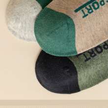 10pairs/set Multicolor Men's Mid-calf Length Sports Socks For Autumn And Winter Basketball