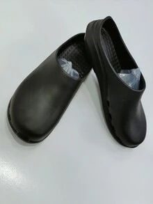 女性鏤空設計藥鞋,理想適用於醫生和護士使用 - 黑色 - 查看 6