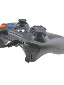 Control Generico Alambrico Compatible con XBOX 360 Pc Windows Gamepad Juegos y Emuladores - Negro - Ver 1
