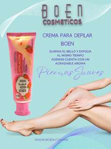 DOS CREMAS PARA DEPILAR Y LOCION CORPORAL DE FRESA CON ACIDO HIALURONICO MARCA BOEN - Rosa coral - Ver 3
