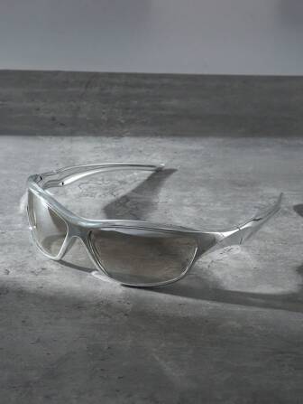 Y2k 时尚大框男士运动眼镜，街头太阳镜配饰，沙滩配饰，眼镜，太阳镜，街头风格，适合搭配毛衣夹克、运动衫、连帽衫、皮裤和工装裤，适合夏季海滩度假、户外、旅行