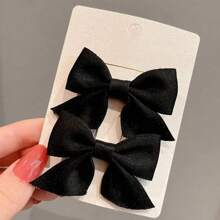 10入組女孩韓式可愛公主蝴蝶結髮夾,適合日常使用 - 彩色 - 查看 7