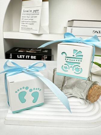 10pcs Footprint Detail Gift Box