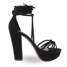 Women Heeled Sandals - màu đen - Xem 3