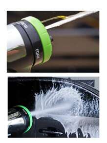 Pistola Aspersora para lavado de autos ( Boquilla pulverizadora 4 en 1 ) - Verde - Ver 4