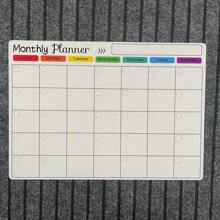 1 件磁性冰箱板、备忘板、月度计划、周度计划、每日计划、彩色磁铁、白板擦、日历、月历、周历、购物清单最佳礼物 - 多色2 - 查看 4