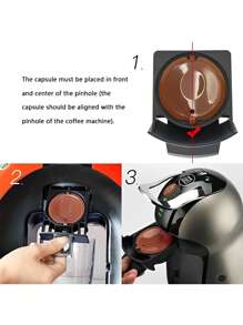 1 pieza/2 piezas/3 piezas/5 piezas/10 piezas Cápsulas de café reutilizables compatibles con rellenables, compatibles y de acero inoxidable. Disfruta del café con la máquina de café Nescafé. Filtros de café reutilizables. Portacápsulas de café reutilizables. Cápsulas de café de vuelta a la escuela