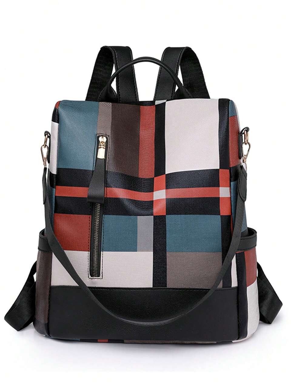 Fashionable Women's Large Capacity Anti-Theft Street Style Travel Backpack, Fits Laptop For Teen Girls Women College Students, Rookies & White-Collar Workers College, Work, Business, Commute, Outdoors, Travel, Outings, Shopping, School Backpack