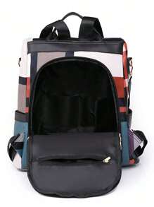 Fashionable Women's Large Capacity Anti-Theft Street Style Travel Backpack, Fits Laptop For Teen Girls Women College Students, Rookies & White-Collar Workers College, Work, Business, Commute, Outdoors, Travel, Outings, Shopping, School Backpack