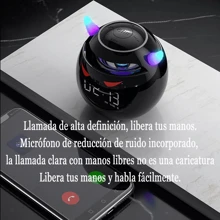Devil Bocina Bluetooth Con Reloj Despertador Digital - Negro - Ver 3
