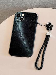 1pc Universal Anti-Fall Black Soft Phone Case Compatible With Apple, Huawei, Xiaomi, OnePlus, Samsung, Honor Phones - Black - View 3