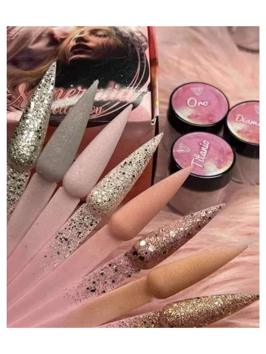 Acrílico Wapizima Colección 8 Piezas Para Uñas