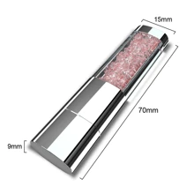 BIYETIMI 128GB 时尚水钻U盘，64GB 防水U盘，128GB 水晶U盘礼品，天蓝色 - 藍色 - 查看 5