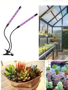 1 件 Usb 供電 Led 植物生長燈條,帶夾子,9w-27w,多種顏色和尺寸可供選擇,全光譜智能植物生長燈,適用於室內花卉和蔬菜 - 彩色 - 查看 2