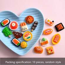 10pcs/set Random Styles Creative Simulated Food Kitchen Toys - Multicolor - View 4