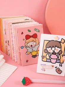 10 Packs Of Small Notebooks, Cute Notepads, Mini Cartoon Pockets, Stationery, Small Prizes - Multicolor - View 1