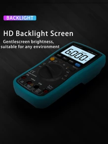 Multímetro Digital Zoyi Vc17b+ 6000 Cuentas Multitester Digital Profesional Con Transistores Y Capacimetro - Azul - Ver 2