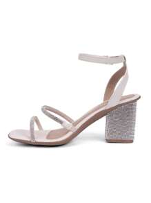 Domidona Women Heeled Sandals - 米色 - 查看 5