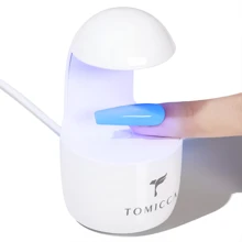 Đèn sấy móng tay UV/LED mini, đèn sấy móng tay hình quả trứng, đèn sấy móng tay UV LED mini cầm tay, có giao diện USB, giúp nối móng dễ dàng và nhanh chóng, đèn sấy móng tay UV/LED, dụng cụ làm móng tay, phụ kiện làm móng DIY - trắng - Xem 2