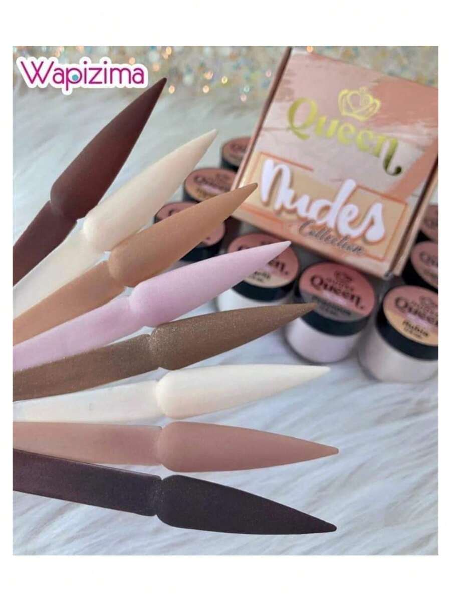 Acrílico Wapizima Colección 8 Piezas Para Uñas - Café integral - Ver 1