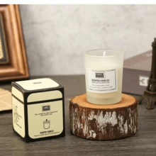 白色玻璃罐裝紅石榴香氛香薰蠟燭,浪漫情人節、生日、伴娘等禮盒包裝,持久室內臥室香薰蠟燭,放鬆睡眠,節日裝飾