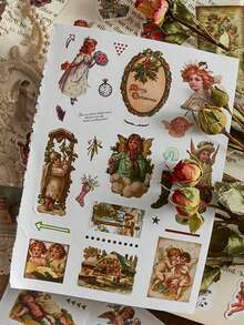 20入組裝飾膠黏劑貼紙適用於DIY剪貼簿和日記 - 20pcsDIY裝飾貼畫 - 查看 4