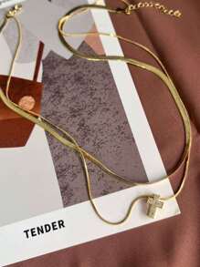 Layered Necklaces - 金色 - 查看 6