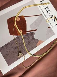 Layered Necklaces - 金色 - 查看 8