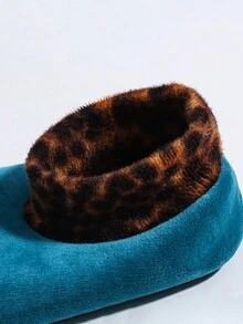 2pairs/Pack Women's Random Color Leopard Print Patchwork Thickened Double-Layered Thermal Lined Floor Socks, Anti-Slip And Keep Warm - Multicolor - View 5