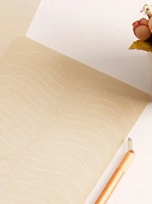 1pc Silicone Eyebrow Tattoo Practice Skin - Camel - View 5