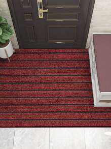1pc Simple Striped Entrance Door Mat, Indoor Doormat