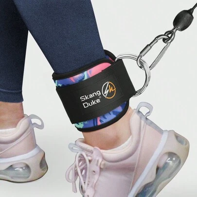 SKANG DUKE 1 pieza Tobillera ajustable de neopreno para levantamiento de pesas, extensiones de piernas, entrenamientos de fitness, soporte de tobillo.