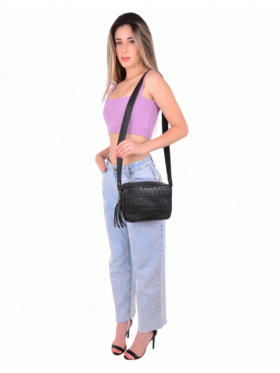 Women Shoulder Bags - 黑色 - 查看 1