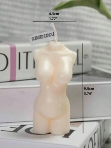 1pc Veiled Girl Aromatherapy Candle Decoration - Multicolor - View 7