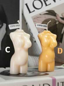 1pc Veiled Girl Aromatherapy Candle Decoration - Multicolor - View 6