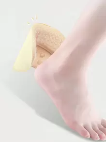 2pcs/Set Skin-Colored Comfortable Soft Heel Pads For Preventing Grinding And Reducing Shoes Size For Women Men Sneakers Shoes, Casual Shoes, Women Pumps Women Heels