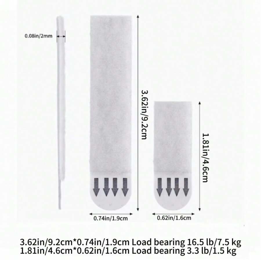 12Pairs/24Strips Picture Hanging Strips Command Strips Heavy Duty