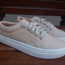 Women Casual Shoes - 米色 - 查看 2