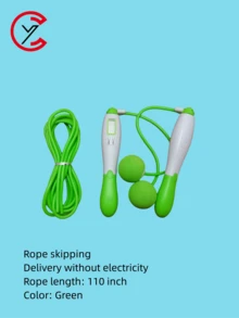隨機顏色多功能2合1跳繩 - 綠色 - 查看 4