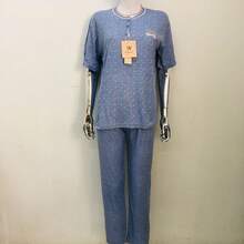 Pajama Sets For Women - Royal Blue - View 4
