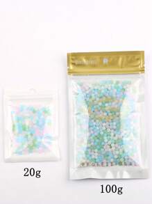 1pack 4mm Uniform Round Transparent Green Glass Seed Beads For Diy Jewelry Making - Army Green - View 3