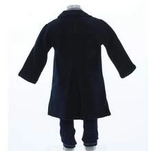 Abrigo para Niña Azul Marino 3175 Talla 0 a 4 Años - Azul - Ver 3