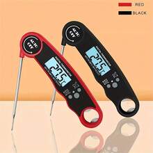 折疊式防水電子食物溫度計,廚房家用烤肉溫度計,食物水溫計