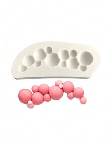 Fondant Spherical Bubble Shape Silicone Chocolate Mold, Suitable For Diy Cake Decoration And Baking Tools - Z36 - View 4