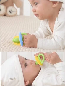 Silicone Teether For Baby And Babies With Creative Cactus Design,Safe And Colorful Baby Toy