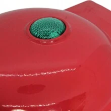 Heart Shaped Waffle Maker Non-Stick Heart Waffle Maker - Red - View 2