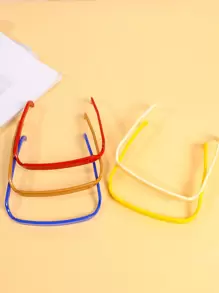 5pcs Fashionable Rectangle Sunglasses Style Hair Clips, Hairpins For Braid And Updo - Multicolor - View 1
