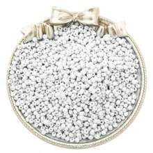 2000pcs Random Mixed Colors Glass Solid Color Baking Painted Rice Beads For Diy Necklace, Jewelry Making - Beige - View 2